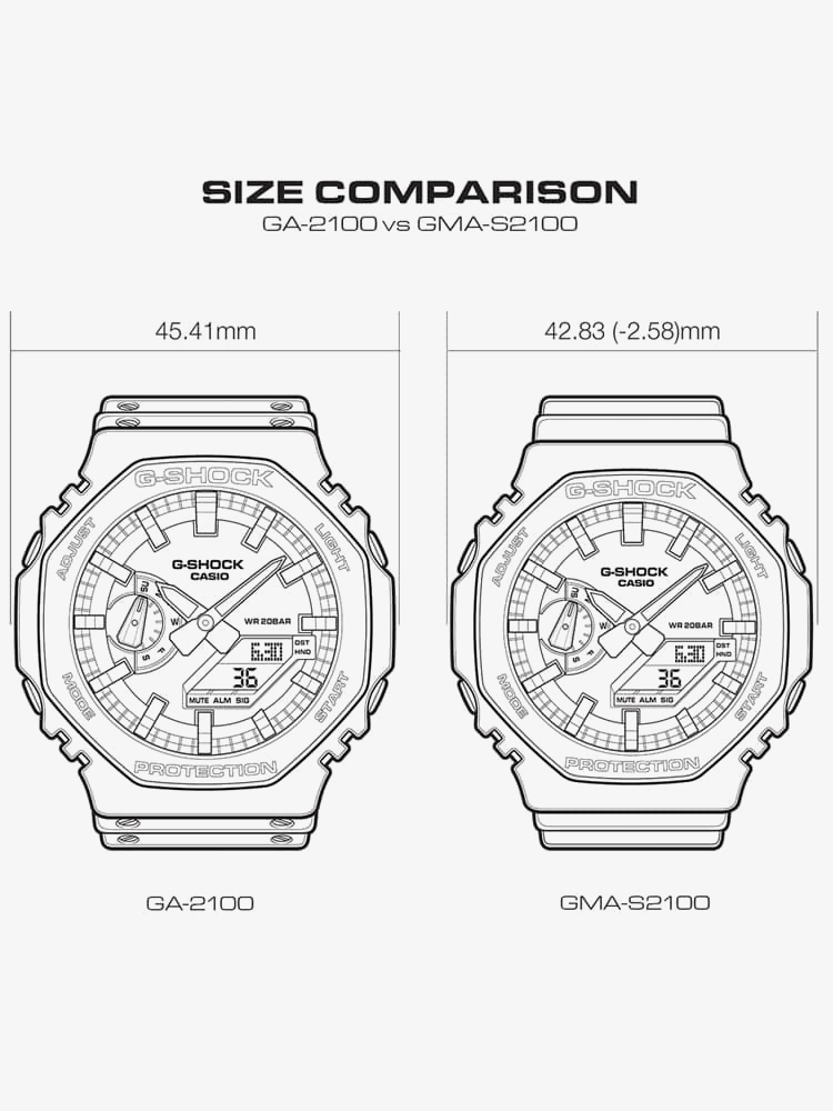 Casio G-Shock Mini CasiOak Watch GMA-S2100-7AER
