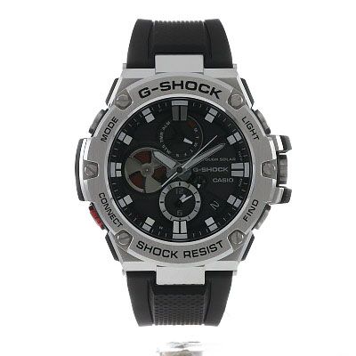 Casio G Shock G-steel Solar Watch in Black